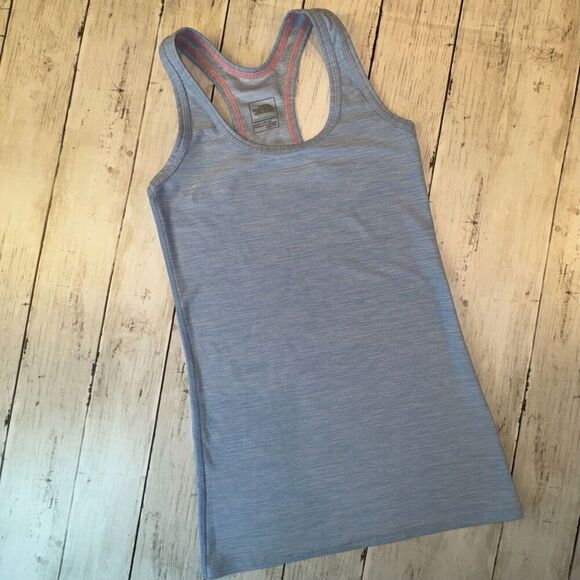 The North Face Blue/Pink Racerback FlashDry Tank Top X-Small - Picture 2 of 6